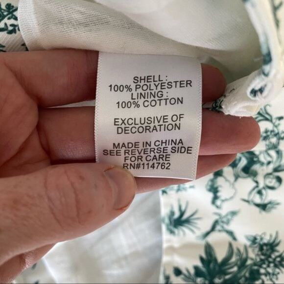 Licorne Sans Corne Estrella Corset in White & Green Floral - Picture 4 of 12